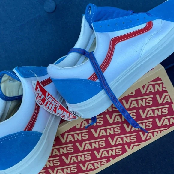 Vans Men’s Old Skool Sport Pop Vallartabl/Red Sneakers - Picture 15 of 16